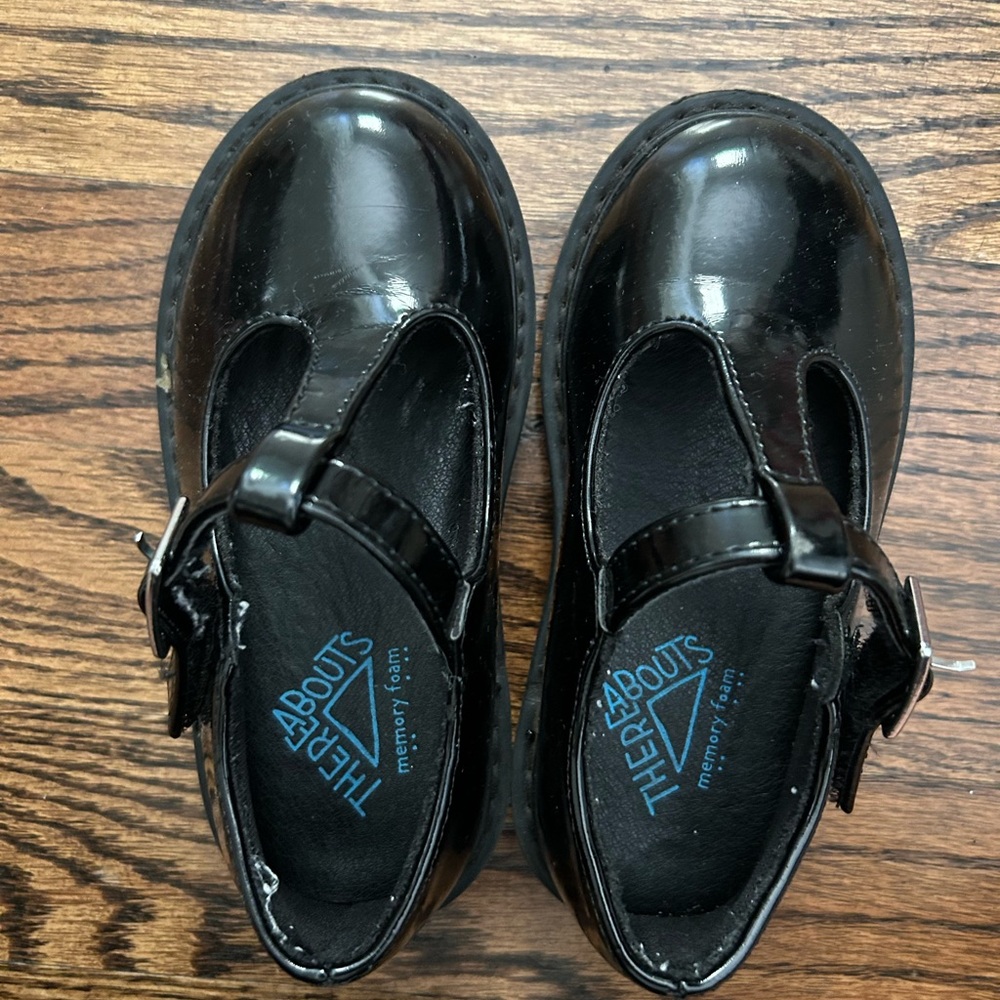 TheraBoots Black Kids Dress Shoes